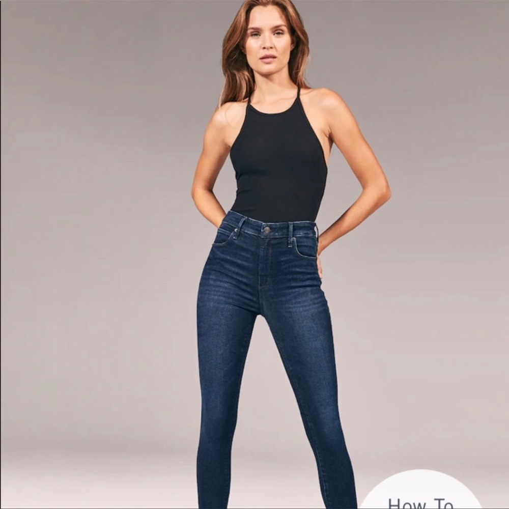 Abercrombie | high rise skinny jeans
